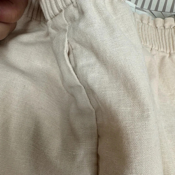 J.Crew Women’s Linen Blend‎ Elastic Waist Skirt Size 12 - Picture 5 of 5